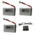 Kit 3 Bateria Para Drone 650 Mah 3,7v + Carregador 4x1 / Nfe