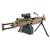 FN HERSTAL A&K CYBERGUN AEG M249 MINIMI "PARA" MKII SAW MACHINE GUN AIRSOFT RIFLE DESERT na internet