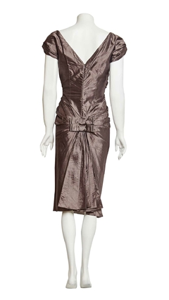 Vestido Christian Dior Marrom - 40 FR na internet