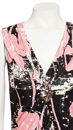 Blusa Regata Blumarine Estampada na internet