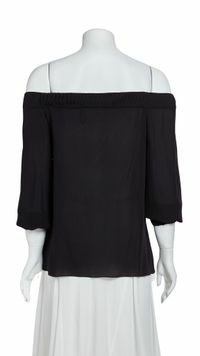 Blusa Odete Moura Preta - 38 BRA - comprar online