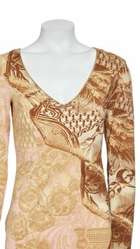 Vestido Roberto Cavalli Bege - comprar online