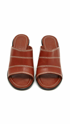 Tamanco Tod's Couro Marrom - 4 1/2 USA - comprar online