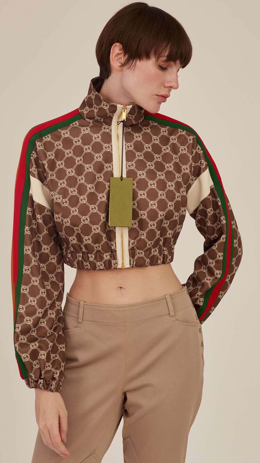 Jaqueta Gucci Cropped Emp rio Oportunidade do Bem