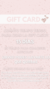 Gift Card - Alma Glew