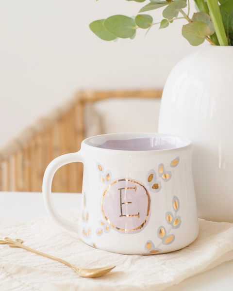 Taza Letter - nuevas!