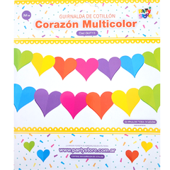 Guirnalda Corazón Multicolor