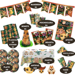 Kit Combo Full Animalitos Disney - comprar online