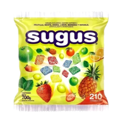 Caramelos Sugus Surtidos Bolsa X 210 Un | 700 Gr