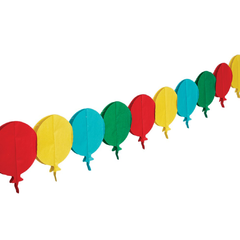 Guirnalda De Papel Globos Multicolor 2 M