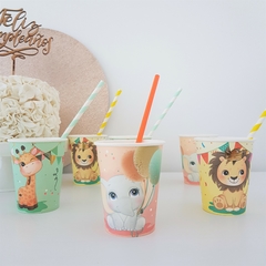 Vaso Polipapel Surtido Animalitos De La Selva - comprar online