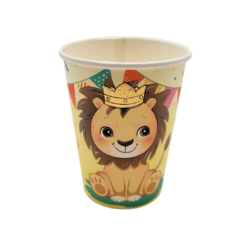 Vaso Polipapel Leon Animalito De La Selva