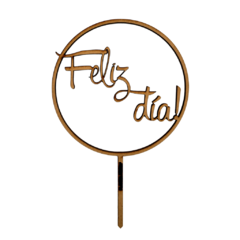 Topper Feliz Día Celebración Círculo - comprar online