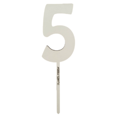 Topper Numeros Mdf Blanco