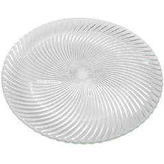 Plato De Vidrio Espiral 32 Cm - comprar online