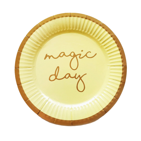 PLATO MAGIC DAY AMARILLO 23 CM