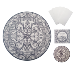 Plato De Sitio Tile - Planeta Fiesta