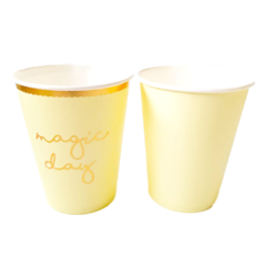 Vaso Polipapel Magic Day Amarillo