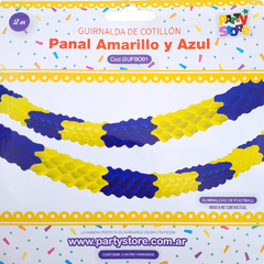 Guirnalda Amarillo Y Azul X 4U