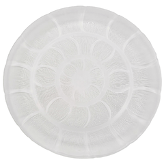 Plato De Vidrio Rayado 32 Cm