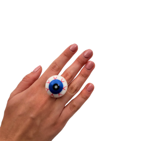 ANILLOS OJO CON LUCES X 3U HALLOWEEN