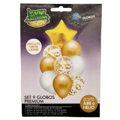 Bouquet De Globos Premium Dorado