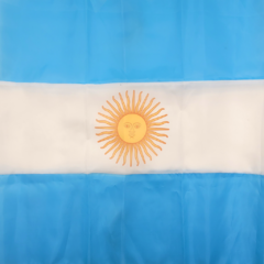 Bandera De Tela Argentina