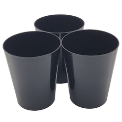 Vaso Plastico Negro 180Ml X 10U - comprar online