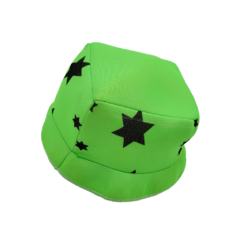 Galera Baja Verde Fluo Con Estrella - comprar online