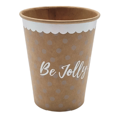 Vaso Kraft Stamping Be Jolly! X 10U