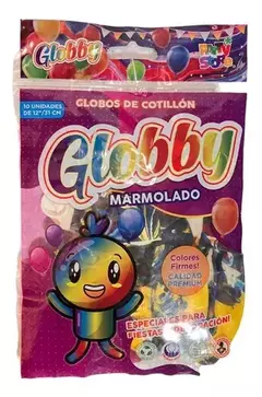 Globo marmolado multicolor x10u - comprar online