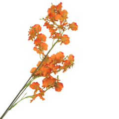 Flores Decorativas Naranja/Amarillo X1 U