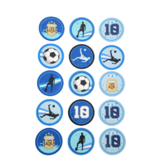 Plancha De Stickers Futbol-Argentina