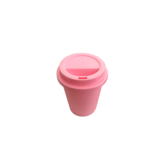 Vaso reutilizables tapa click para cafe 250 cc colores - tienda online