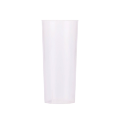 Vaso Trago Largo Flexible Traslucido X10