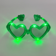 Anteojo Luz Led Corazón Verde - comprar online