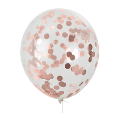 Globo Confetti Varios Colores Metalizado 12¨ X 5U