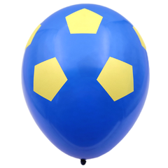 Globo Estampado 12 Pulgadas Pelota Boca Jr Sempertex X 10U