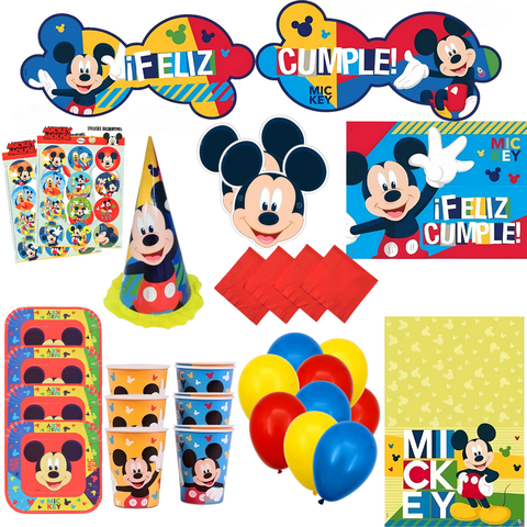 Kit Cumpleaños Mickey Mouse