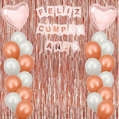 Kit Cumpleaños Rose Gold