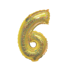 Globos Números Metalizados Dorados 40 Pulgadas. - comprar online