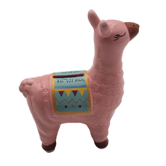 Alcancia Llama Rosa - comprar online