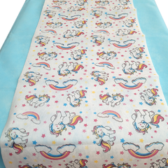 MANTEL CELESTE FRISELINA CON CAMINO UNICORNIO - comprar online