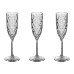Copa Champagne Glamour Transparente - comprar online