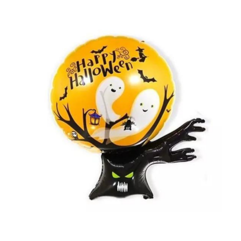 GLOBO METALIZADO HAPPY HALLOWEEN X10