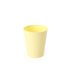 Vaso Flexible Amarillo Pastel 180 Cc X 15