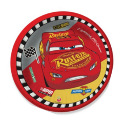 Plato Carton 18 Cm Cars X8 Un