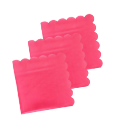 Servilleta Scalop Fucsia X 20 Un