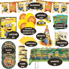 Kit Combo Cumple Fiesta Minion - comprar online