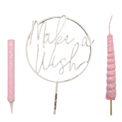 Pack Vela Topper Make a Wish Bengala - comprar online